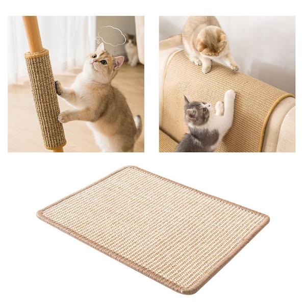 Cat Scratcher Mat Scratch Pad Grinding Claw Protect Sofa S
