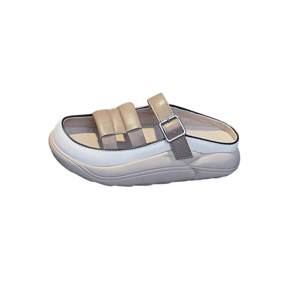 Dam Slide Sandaler Vattentät Soft För Slip On Flat Sandal Khaki 38