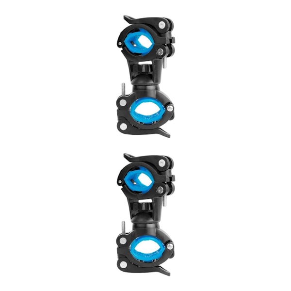 1/2/3 360 graders roterbar för cykelmonterad landsvägscykel Black Blue 2PCS