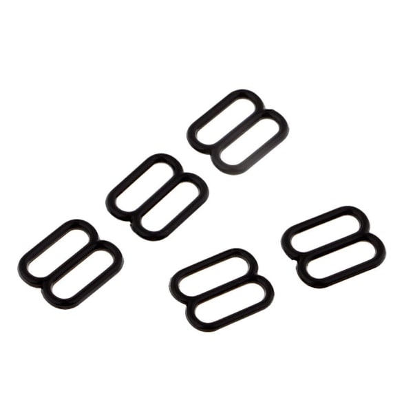 1/2/3/5 100 st Nylon BH-rem Spännen Sliders Krokar 8 Underkläder 10mm 1Set