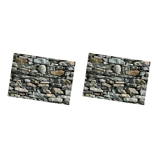 1/2/3 3D HD Universum Landskap Affisch Fish Tank Bakgrund 76x56cm 2PCS