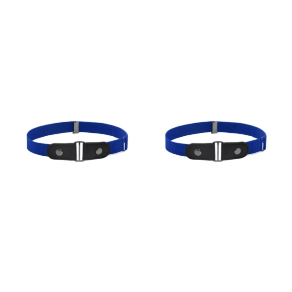 1/2/3/5 Bälte Inget Spänne Osynlig Moderiktig Långvarig Fresh Blue 2PCS