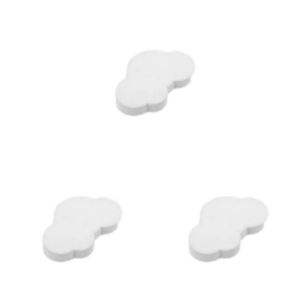 1/2/3/5 10 st/ set Giftfri och allergivänlig Säker resår för WhiteCloud S 3PCS