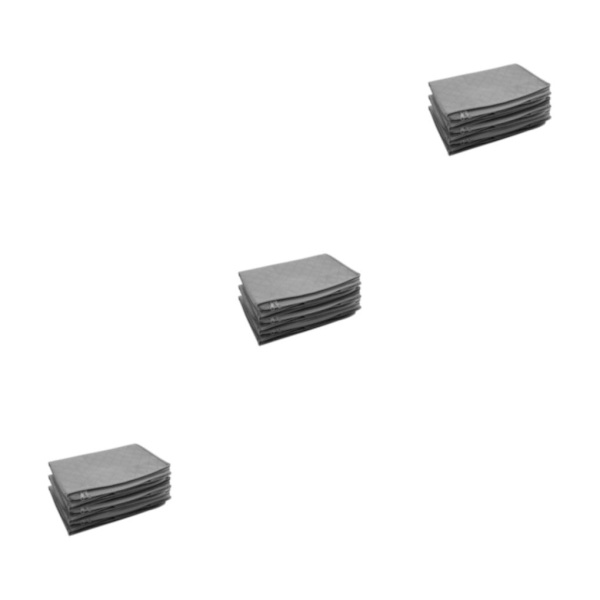 1/2/3 3-delad hopfällbar garderob Sängkläder och förvaringsplast Gray 3Set