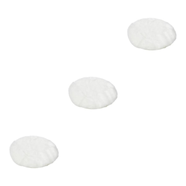 1/2/3/5 Plysch miniatyrmatta 1:12TH Dockhusleksak för white round round dia 18cm 3Set