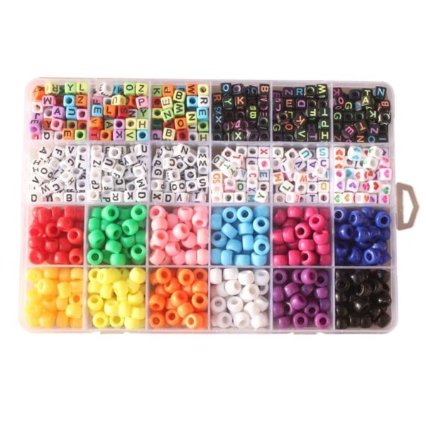 Akryl DIY Armband Making Kit Egen Unika Beads Armband Bead