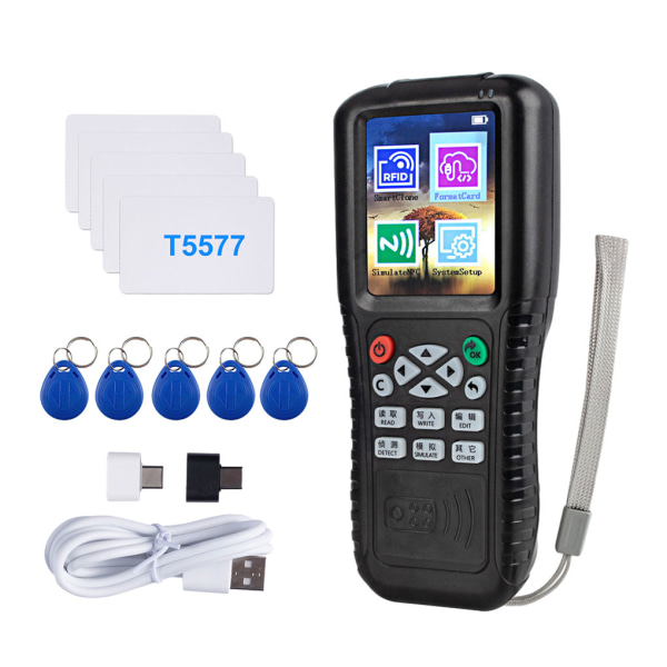 Plast Multi Frequency RFID Smart Card Programmer RFID Reader X100+5 5577+5 UID