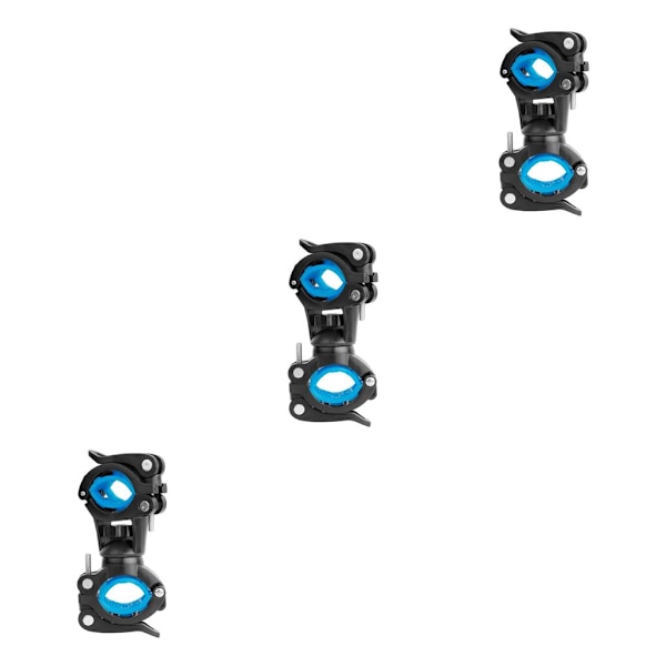1/2/3 360 graders roterbar för cykelmonterad landsvägscykel Black Blue 3PCS