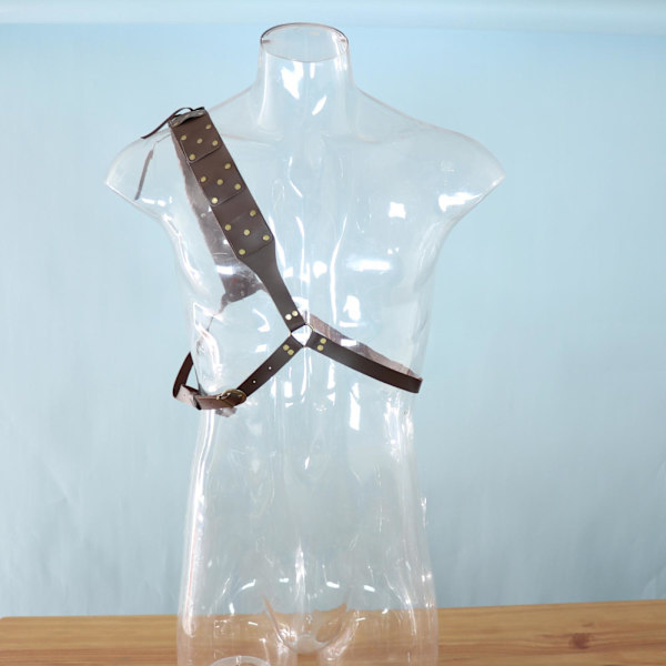 1/2 bältes ryggslida för Adult Huntsman Knight Rapier Scabbard Coffee 1Set