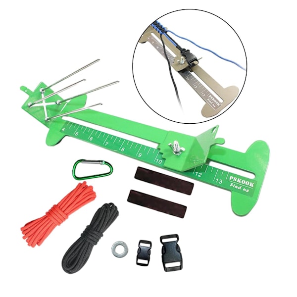 Paracord Armband För Jig Kit Armband Flätning Stickning Grass Green