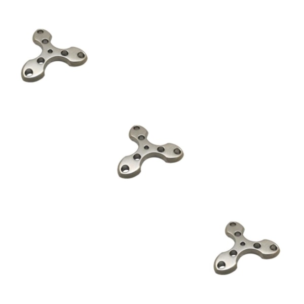 1/2/3 Silver hänge halsband Trendiga tillbehör för fashionabla Titanium Pendan 3Set
