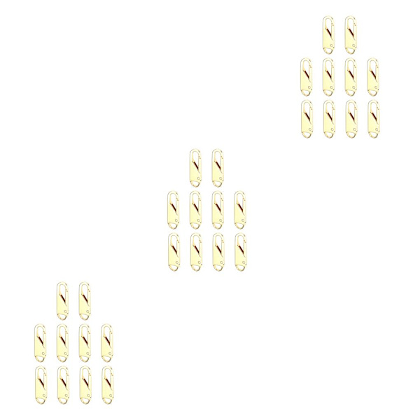 1/2/3/5 10 st För Zipper Pull Replacement Metal För Zipper Gold 10 pcs 3PCS