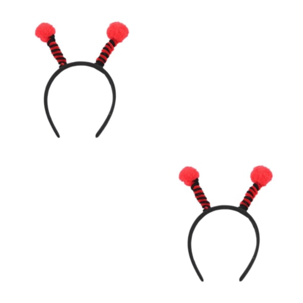 2/3/5 Bee Pannband Klä upp tentakel för födelsedagsfester Red Thick Strip 19cm×22cm 2Set