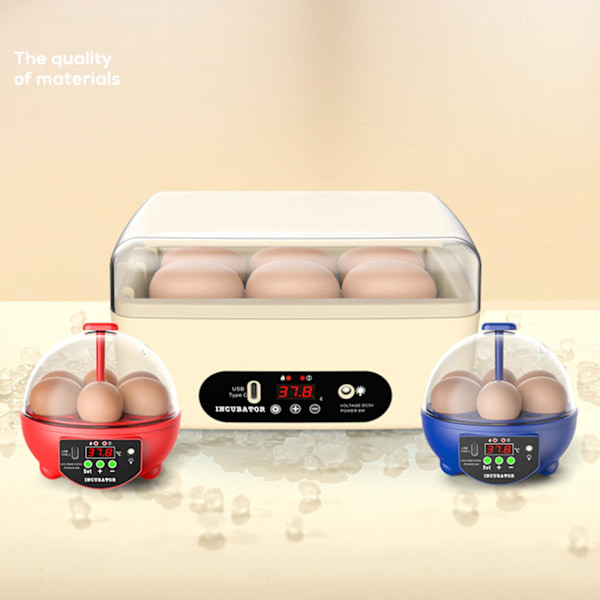 Automatisk Intelligent Egg Incubator Hatcher Machine for Duck Automatic Turning