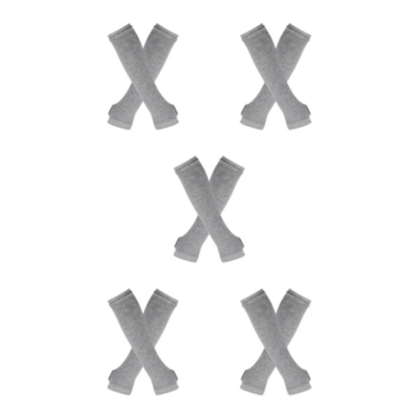 1/2/3/5 Knästrumpor för tjocka lår Lätt att bära och göra light gray 5Set