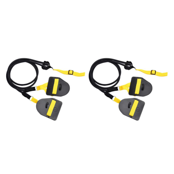 1/2/3/5 Motståndsband för simning För Armtränare för För Black 60lb 2PCS