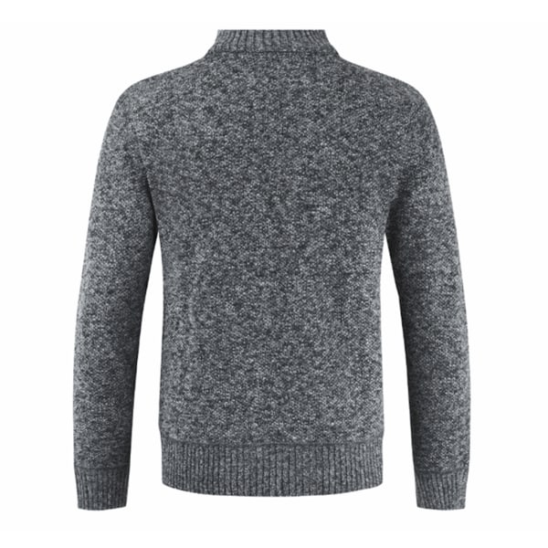 1/2 polyester Håll dig mysig och trendig i stickad tröja för dark grey 4XL 1Set