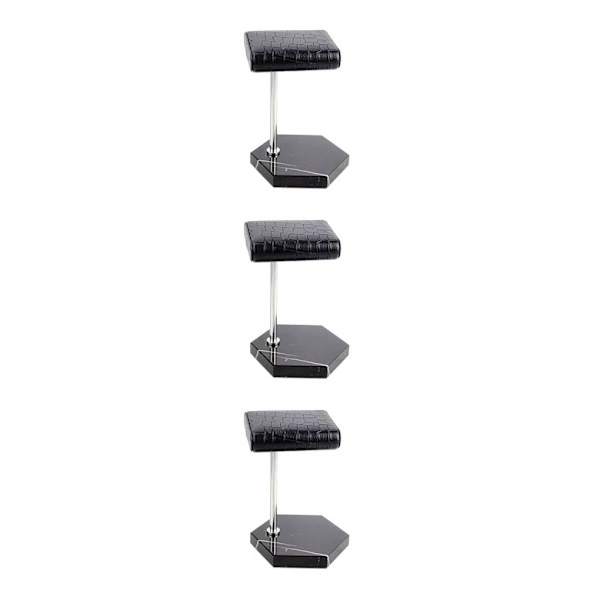 1/3 Watch Organizer & Holder Watch Stand Natural För Marble black 3.9x3.9x5.5 Inch 3Set