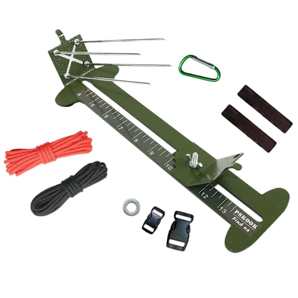 Paracord Armband För Jig Kit Armband Flätning Stickning Army Green