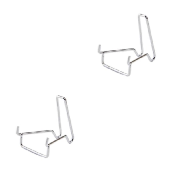 1/2/3/5 Multipurpose Display Stand Support för skyltfönstershow Silver 3x4.5x4.5cm 2Set