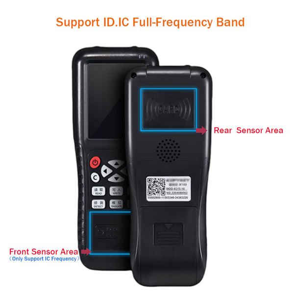 Plast Multi Frequency RFID Smart Card Programmer RFID Reader X100+10 UID