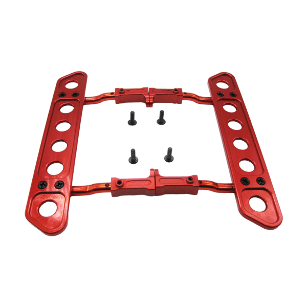 1/2/3/5 legering sidokollision Step Board pedaler för 1/10 axial Red 2Set