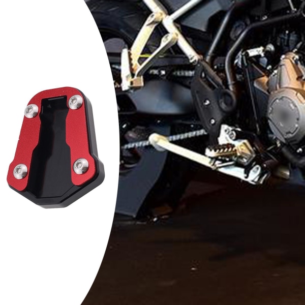 Kickstand Sidostödsförlängningsdyna För För HONDA CRF300L CRF300 Red