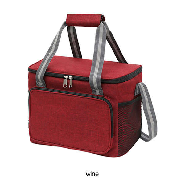 1/2 resevänlig hopfällbar thermal väska för picknick på resande fot Winered 1Set