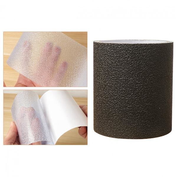 1/2/3 1 Roll Sole Stickers Gummi Self-Stick Anti- För Slip för Black 100x10cm 1Set