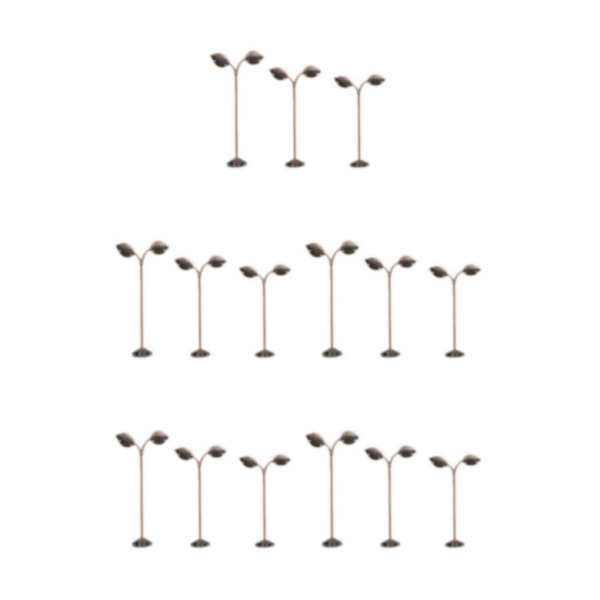 1/2/3/5 3x Iron T Bar Örhänge Halsband Smycken Display Stand Copper Leave 5Set