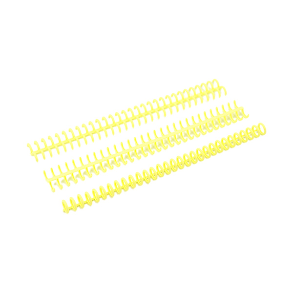10 stycken plast 30-håls bindringar flexibla och lätta att lossa Yellow+10pcs