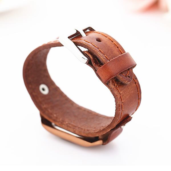 1/2 Precise Vintage Quartz Watch med justerbar läderrem 1Set