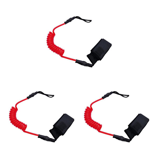 1/2/3/5 Raft Stretch Rep med Elastiskt koppel Pålitlig och Red 45cm 3PCS