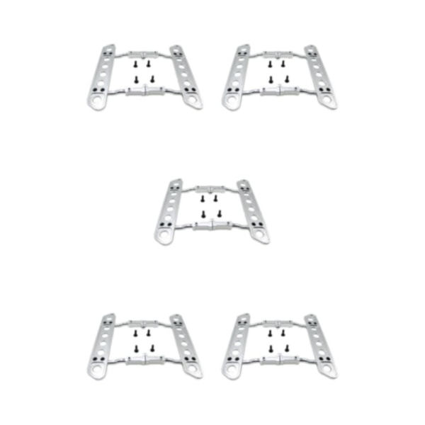 1/2/3/5 legering sidokollision Step Board pedaler för 1/10 axial Silver 5Set