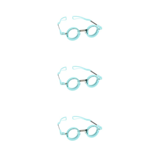 1/2/3/5 vuxen optisk provlinsram Glasögonoptometri Blue 70mm 3Set