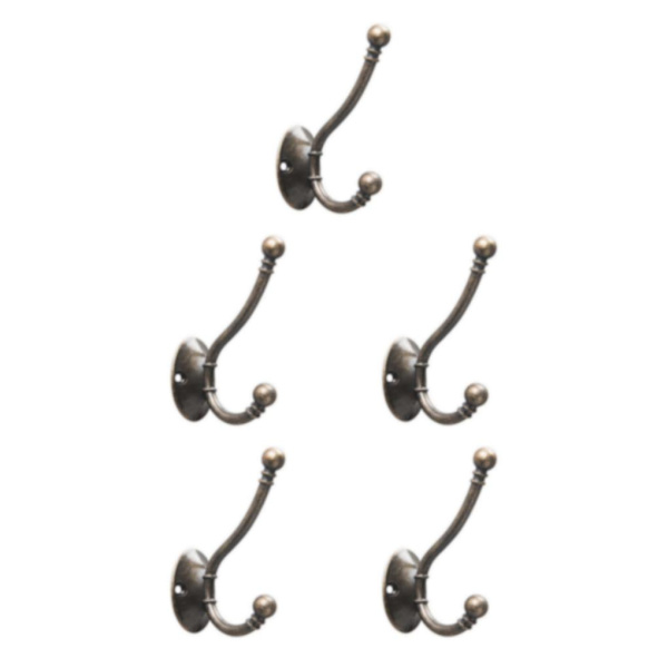 1/2/3/5 Retro zinklegering Hatt Klädkrokar Ancient Rustic Shabby Bronze 9.6x6x4.6cm 5Set