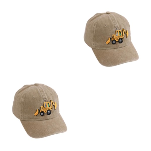 1/2/3/5 Solskydd cap för utomhusaktiviteter barn khaki 2Set