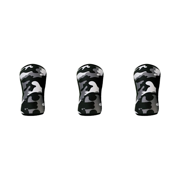 1/2/3 knästödshylsa för styrkelyft knäböj för män och Black XXL 3PCS