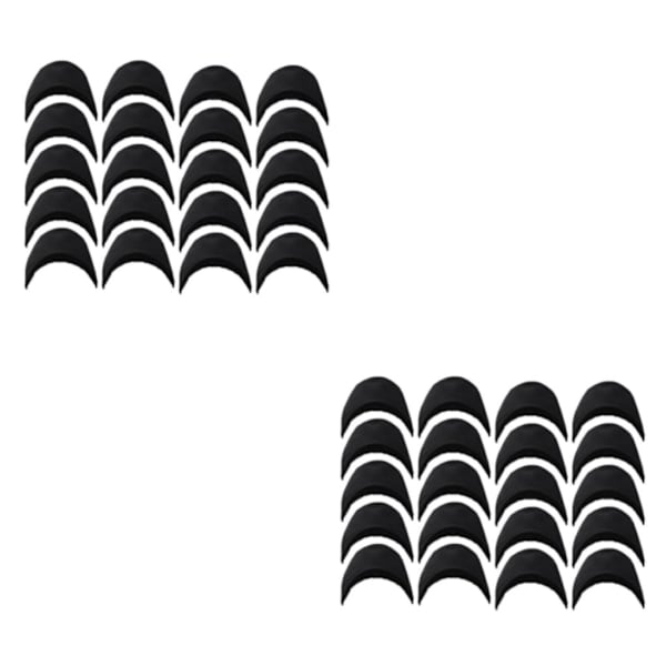 1/2 20 stycken Sy axelvaddar Passar till skjorta Praktisk för Black M 2Set