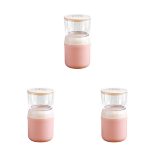1/2/3 hållbar och säker matbehållare för bekväm förvaring och pp pink 3 Plastic PP inner 3PCS