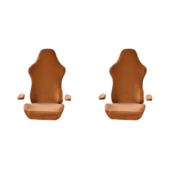 1/2/3/5 Kontorsstol Underlägg med för armstödsöverdrag Snygg Yellow 2PCS