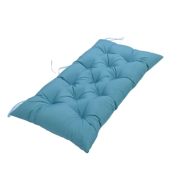 Polyester vattentät bänkmatta kudde för komfort och peacock blue 120*50*8CM