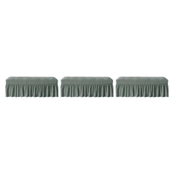 1/2/3/5 lång cover Vattentät bänksitsmöbel Green 3PCS