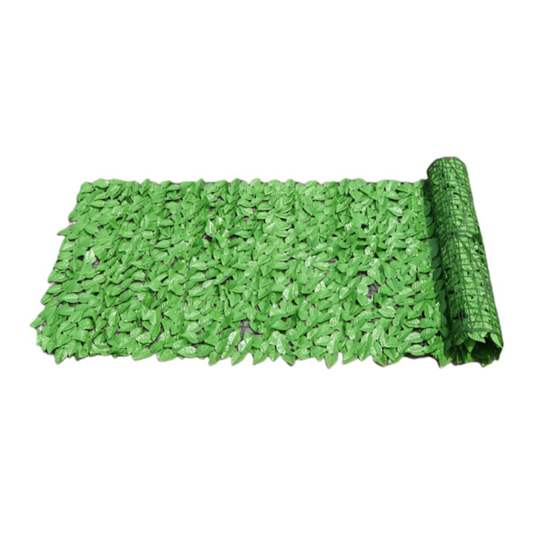 Konstgjorda Faux Leaf Sekretess Staket Skärm Hedge Trädgårdsdekor B(50x300cm) 19.65x117.9 Inch