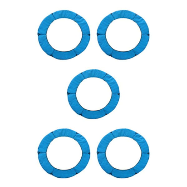 1/2/3/5 Ersättningsdyna för studsmatta säkerhetsstoppningsfjäder Blue 1.5m 5PCS