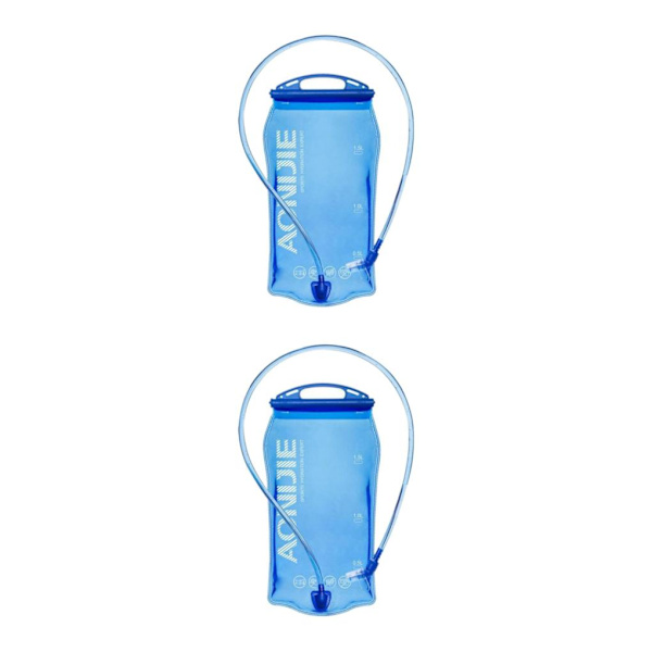 1/2 Utomhuscamping Vandring Klättring Cykling Vattenblåsa Blue 1.5L 35x17cm 2PCS