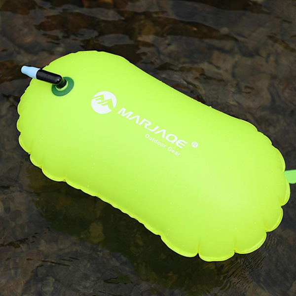 Uppblåsbar Swim Booy Tow Float lättviktsanordning för vatten Yellow