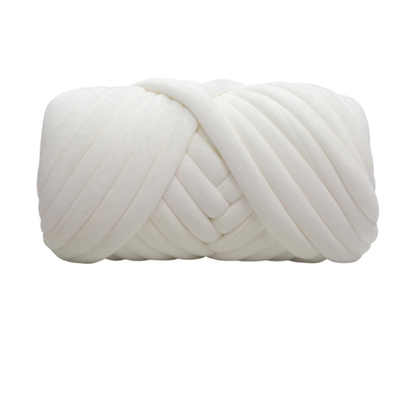 1/2/3 500G Velvet Bulky Chunky Yarn För Arm Stickkudde White 500g 1 Pc