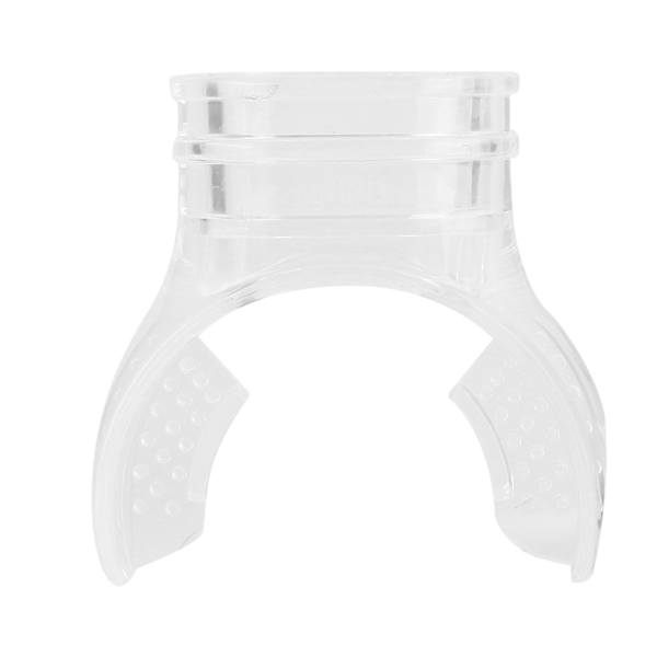 Engångstransparent Silicon Professional Scuba Diving Standard Bite Munstycke (Transparent)