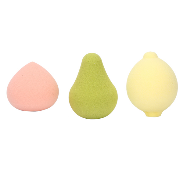 3 kpl Meikkisienen Setti, Foundation Blending, Moniväriset Blender Sienen, Kuivaan ja Märkään Käyttöön